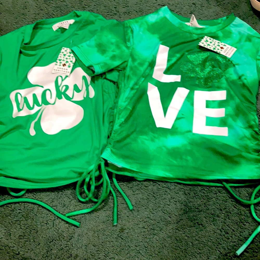 A bundle of 2 St.Patrick’s day shirts size small